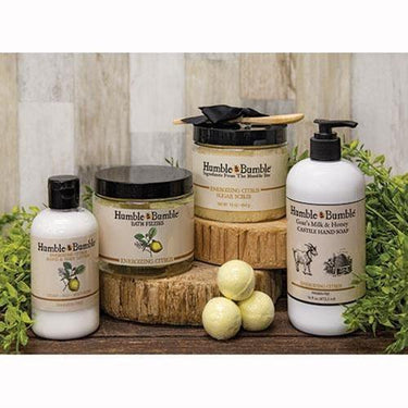 10/Pkg, Energizing Citrus Bath Fizzies - The Fox Decor